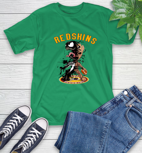 NFL Washington Redskins Football Venom Groot Guardians Of The Galaxy T-Shirt 7