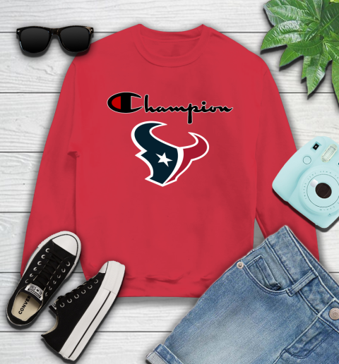 NFL Football Houston Texans Champion Shirt Youth Sweatshirt 5
