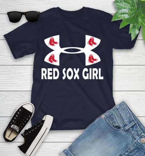 MLB Boston Red Sox Under Armour Baseball Sports Youth T-Shirt 2