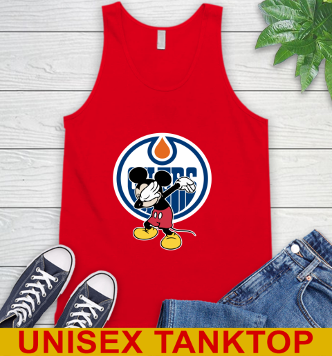 Edmonton Oilers NHL Hockey Dabbing Mickey Disney Sports Tank Top 6