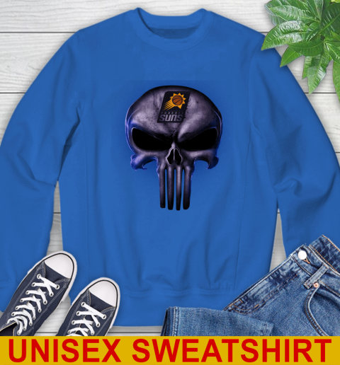 Phoenix Suns NBA Basketball Punisher Skull Sports Sweatshirt 11