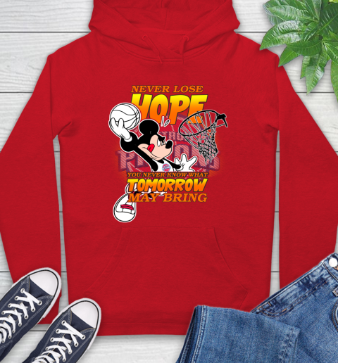 Detroit Pistons NBA Basketball Mickey Disney Never Lose Hope Hoodie 10