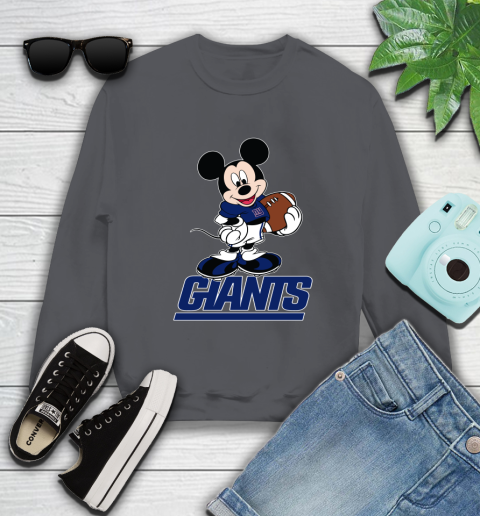 NFL Football New York Giants Cheerful Mickey Mouse Shirt Sweatshirt 6