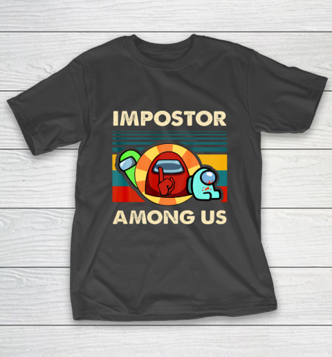 Among Us Game Shirt Impostor Among us funny vintage game T-Shirt