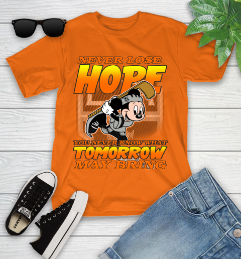 Los Angeles Kings NHL Hockey ootball Mickey Disney Never Lose Hope (1) Youth T-Shirt 9