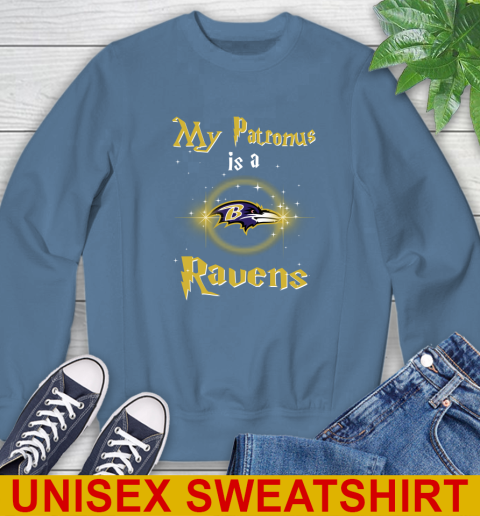 NFL Football Harry Potter My Patronus Is A Baltimore Ravens Sweatshirt 11 NFL Football Harry Potter My Patronus Is A Baltimore Ravens Sweatshirt - Image 11