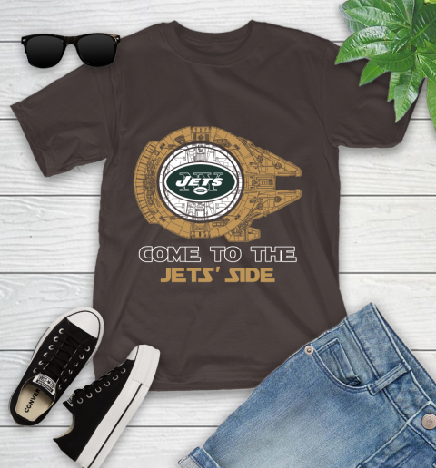 NFL Come To The New York Jets Wars Football Sports Youth T-Shirt 7