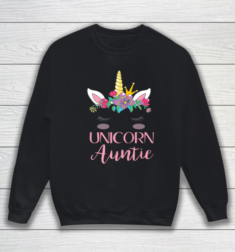 Unicorn Auntie Funny Mother s Day For Aunt Mom Grandma Sweatshirt