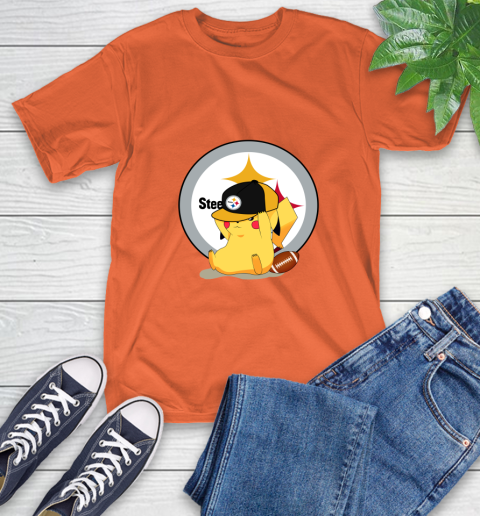 NFL Pikachu Football Sports Pittsburgh Steelers T-Shirt 5