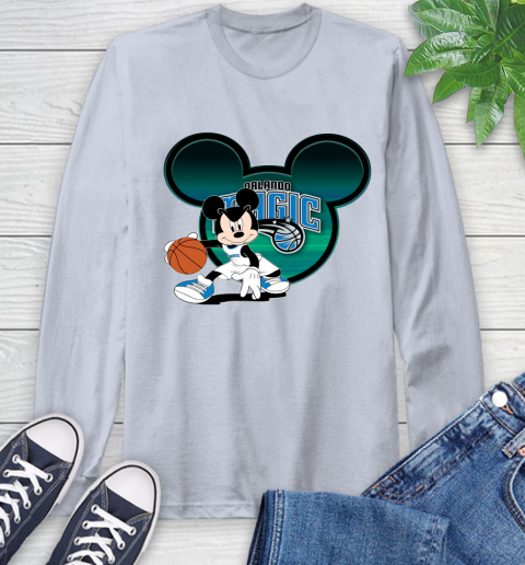 NBA Orlando Magic Mickey Mouse Disney Basketball Long Sleeve T-Shirt 6