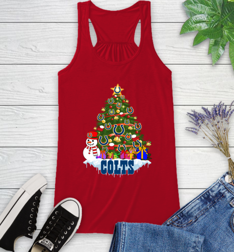 Indianapolis Colts Merry Christmas NFL Football Sports Racerback Tank 6