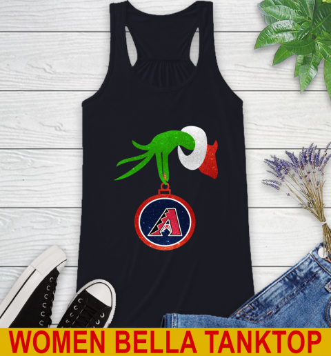 Arizona Diamondbacks Grinch Merry Christmas MLB Baseball Racerback Tank 10