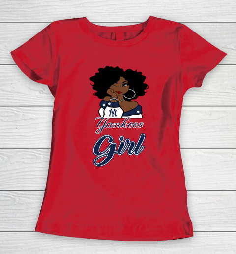 New York Yankeess Girl MLB Women's T-Shirt 10