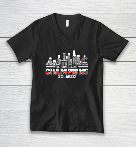 Los Angeles Dodgers Championship 2020 V-Neck T-Shirt