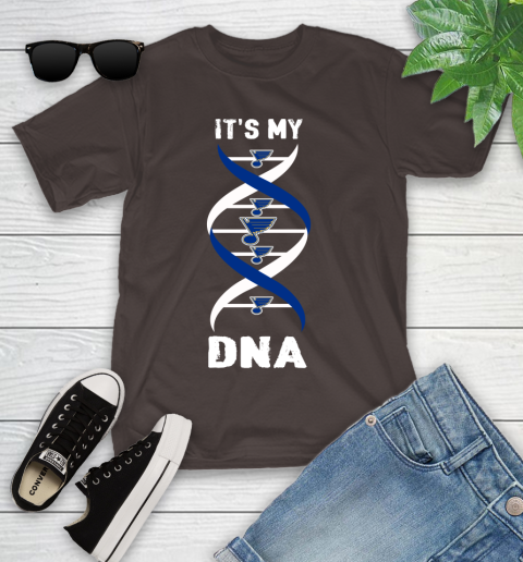 St.Louis Blues NHL Hockey It's My DNA Sports Youth T-Shirt 7