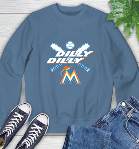 MLB Miami Marlins Dilly Dilly Baseball Sports Sweatshirt 7