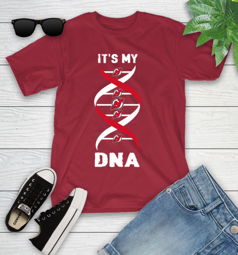 New Jersey Devils NHL Hockey It's My DNA Sports Youth T-Shirt 14