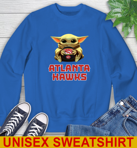 NBA Basketball Atlanta Hawks Star Wars Baby Yoda Shirt 33