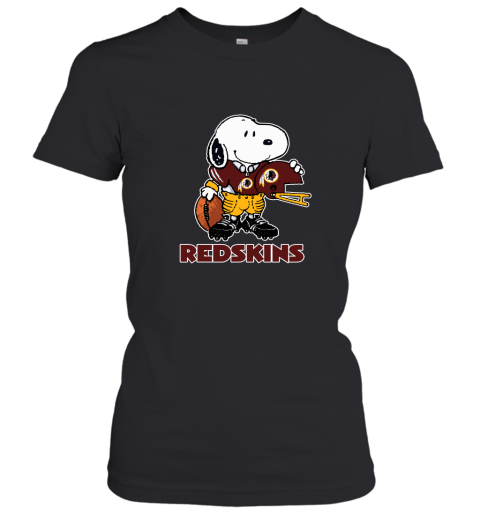 Snoopy A Strong And Proud Washington Redskins Player NFL Women's T-Shirt