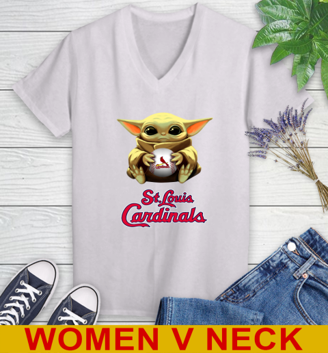 MLB Baseball St.Louis Cardinals Star Wars Baby Yoda Shirt 77