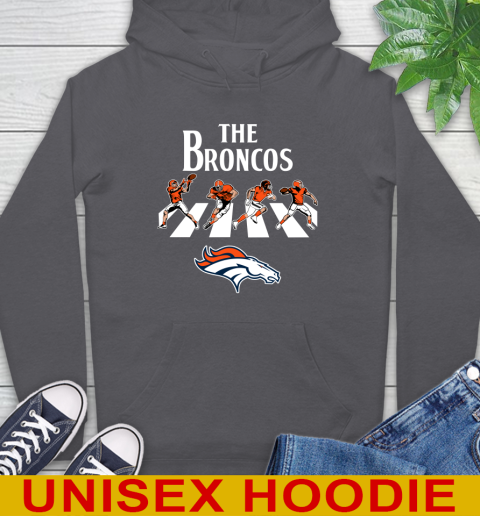 NFL Football Denver Broncos The Beatles Rock Band Shirt Hoodie 7