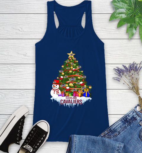 Cleveland Cavaliers Merry Christmas NBA Basketball Sports Racerback Tank 9