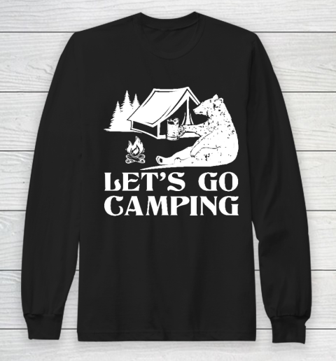 Let's go Camping Bear Long Sleeve T-Shirt
