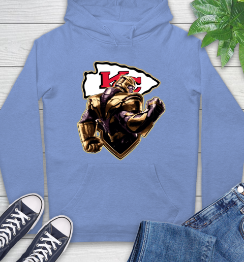NFL Thanos Avengers Endgame Football Sports Kansas City Chiefs Hoodie 11