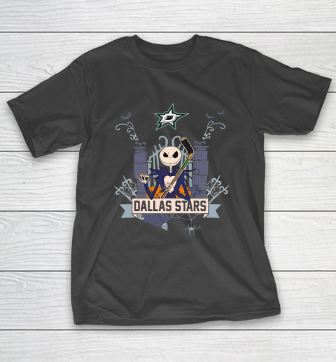 NHL Dallas Stars Hockey Jack Skellington Halloween T-Shirt