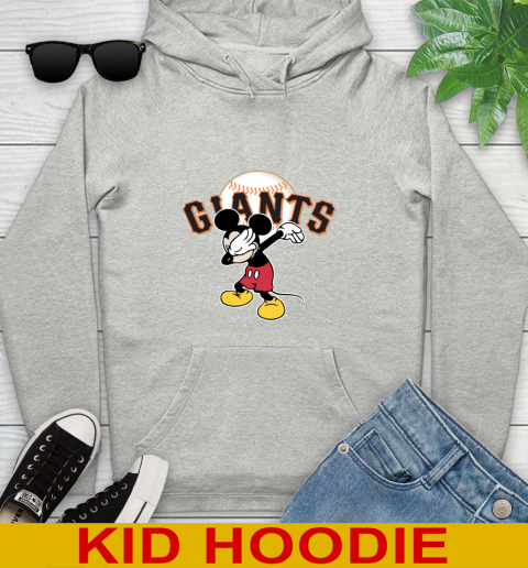 San Francisco Giants MLB Baseball Dabbing Mickey Disney Sports Youth Hoodie