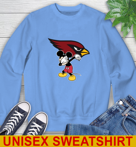 Arizona Cardinals NFL Football Dabbing Mickey Disney Sports Sweatshirt 11