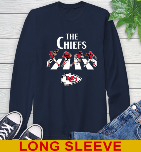 NFL Football Kansas City Chiefs The Beatles Rock Band Shirt Long Sleeve T-Shirt 3