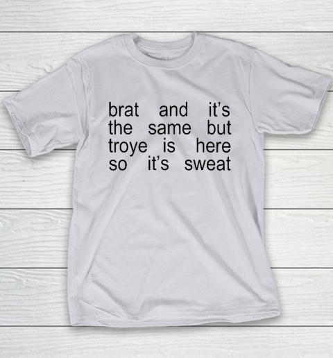 Sweat Tour  Sweat Brat Green Youth T-Shirt 3