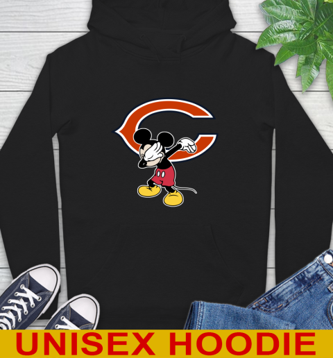 Chicago Bears NFL Football Dabbing Mickey Disney Sports Hoodie 2