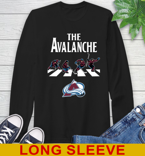 NHL Hockey Colorado Avalanche The Beatles Rock Band Shirt Long Sleeve T-Shirt
