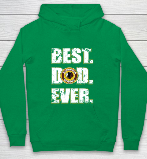 NFL Washington Redskins Football Best Dad Ever Family Shirt Youth Hoodie 4