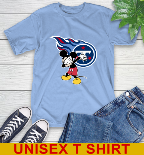 Tennessee Titans NFL Football Dabbing Mickey Disney Sports T-Shirt 11
