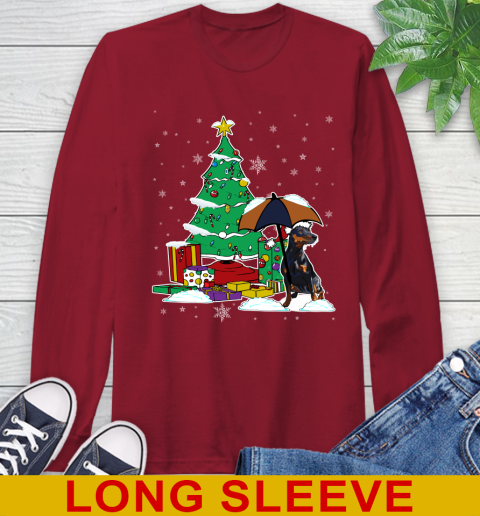 Dobermann Christmas Dog Lovers Shirts 204