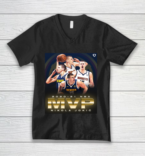 Nikola Jokic MVP 2021 V-Neck T-Shirt