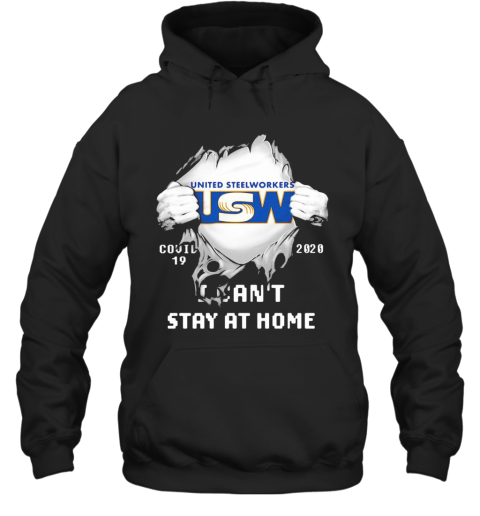 United Steelworkers USW I Can'T Stay At Home Covid 19 2020 Superman Hoodie