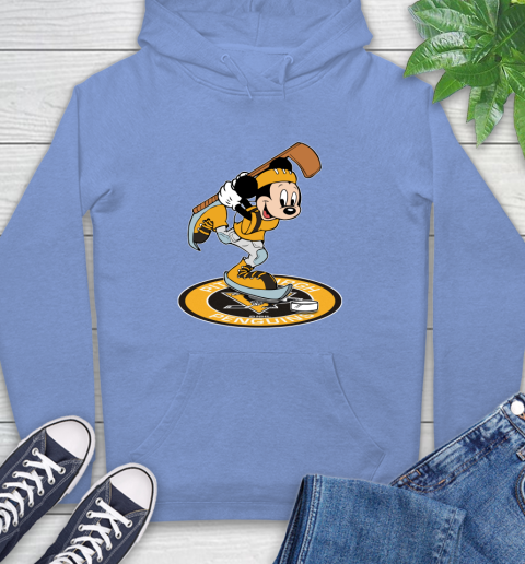 NHL Hockey Pittsburgh Penguins Cheerful Mickey Disney Shirt Hoodie 12