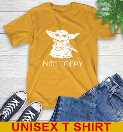 Not Today Game Of Thrones Star Wars Baby Yoda Shirt 2