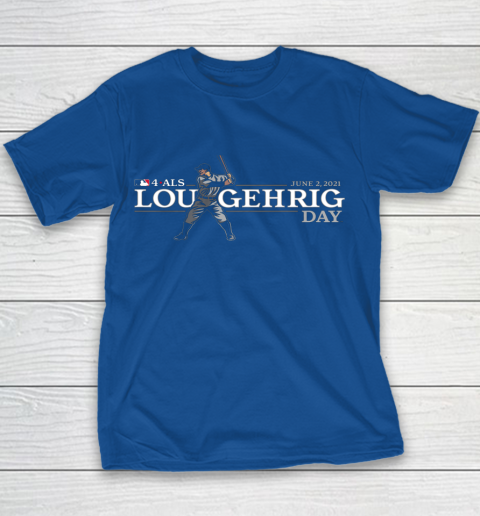 4 ALS Lou Gehrig Day Youth T-Shirt 6