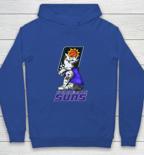 NBA Basketball My Cat Loves Phoenix Suns Youth Hoodie 6