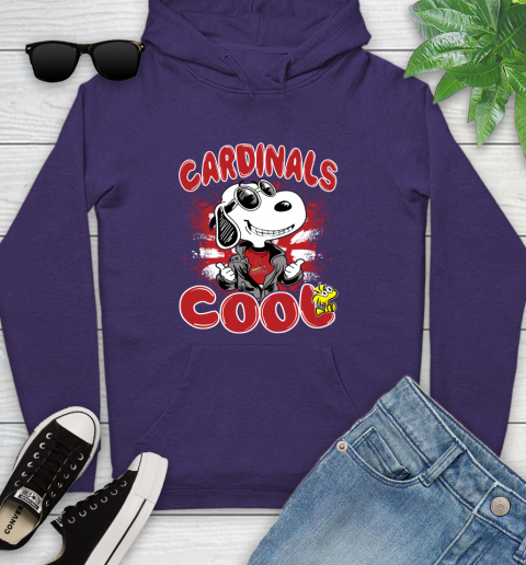 MLB Baseball St.Louis Cardinals Cool Snoopy Shirt Youth Hoodie 5