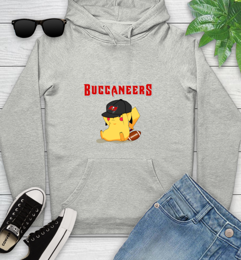 NFL Pikachu Football Tampa Bay Buccaneers Youth Hoodie