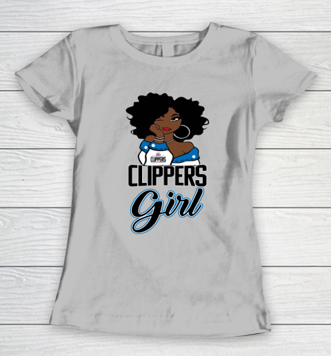 LA Clippers Girl NBA Women's T-Shirt 6