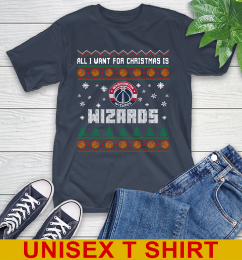 NBA Basketball All I Want For Christmas Is Washington Wizards 3
