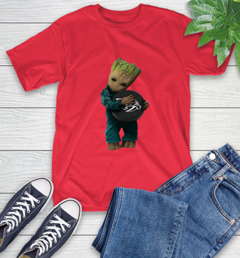 NHL Groot Guardians Of The Galaxy Of The Galaxy Hockey Sports Nashville Predators T-Shirt 10