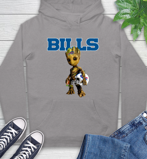 Buffalo Bills NFL Football Groot Marvel Guardians Of The Galaxy Hoodie 6